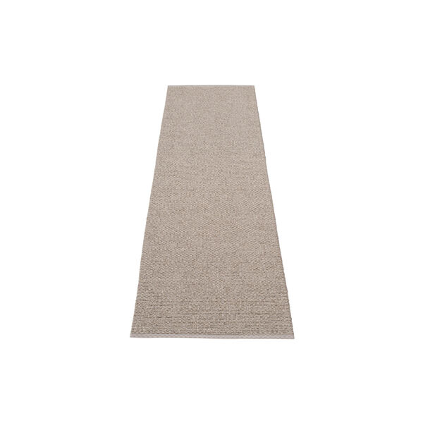 Svea Plastic Rug, mud metallic/mud, Pappelina