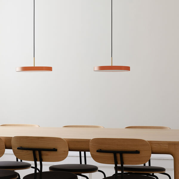 Asteria Plus Pendant, nuance orange/brass, UMAGE