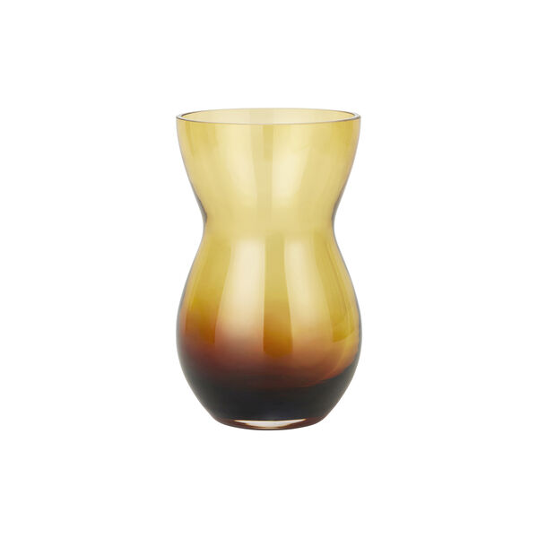 Calabas Duo Vase, burgundy/amber, Holmegaard