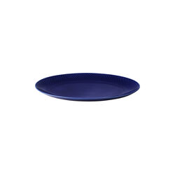 Rhombe Color Oval Serving Dish, dark blue, Lyngby Porcelæn