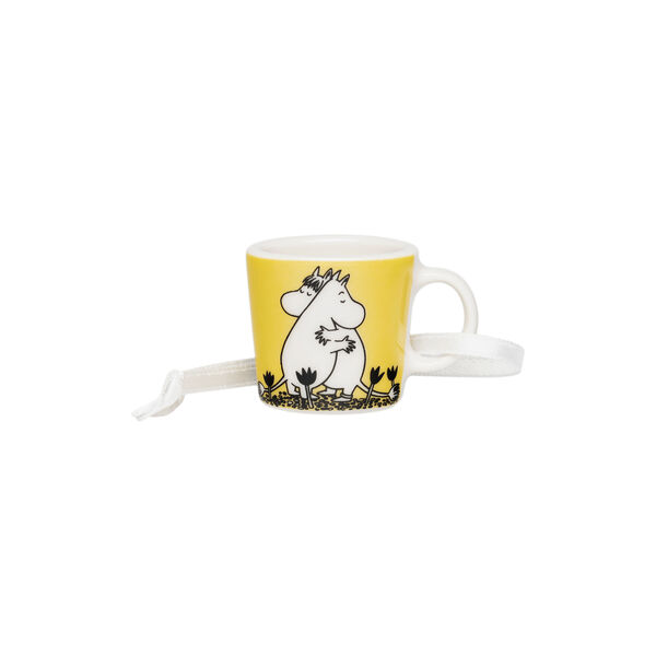 Mumin Minibecher Liebe, gul, Moomin Arabia
