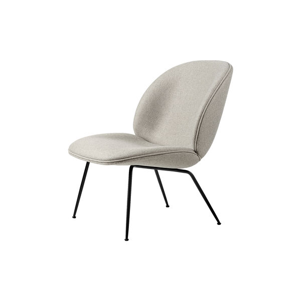 Beetle Lounge Chair vollgepolstert, Plain 0025/schwarz matt, GUBI