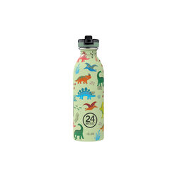 Urban Trinkflasche mit Sportdeckel, Jurassic Friends, 24Bottles