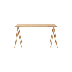 Linear Tabletop, white oiled oak, Form & Refine