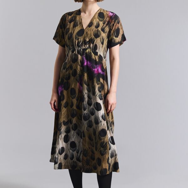 Haru short sleeve dress, eye of the tiger, BITTE KAI RAND