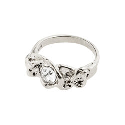 TINA Crystal Ring, silver, Pilgrim