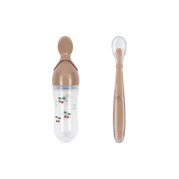 Food Feeding Set, cherry blush, Konges Sl&oslash;jd