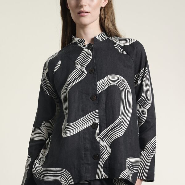 Hikazu raglan jacke, waves, BITTE KAI RAND