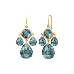 Olivia Chandelier-Ohrringe, mitternachtsblau, Julie Sandlau