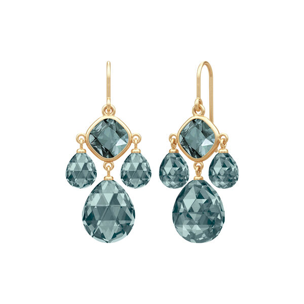 Olivia Chandelier-Ohrringe, mitternachtsblau, Julie Sandlau