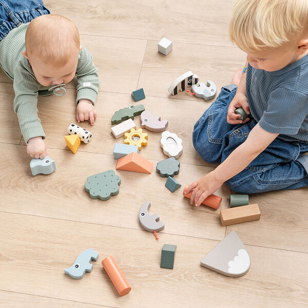 Deer Friends Bausteine 34 Stk., farbmix, Done by Deer