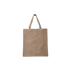 HANNESW TOTE BAG, brown striped, Sofie Schnoor