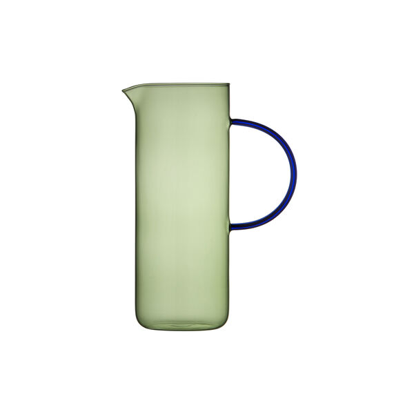Torino Glass Jug, green/blue, Lyngby Glas
