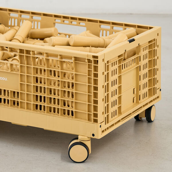 Storage Crate Wheels, honey yellow, MODU