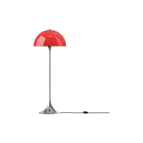 Panthella | Original | Opal Red | Floor Lamp, Louis Poulsen