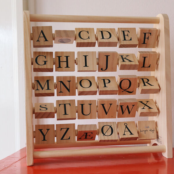 ABC-Holzbaustein-Rahmen, Konges Sløjd