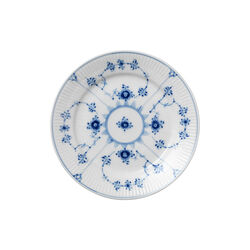 Musselmalet Gerippt Teller Ø 19 cm, Royal Copenhagen