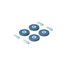 4 x Foam Wheels, deep blue, MODU