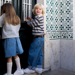 Thanos-Poloshirt, college stripe, MarMar Copenhagen