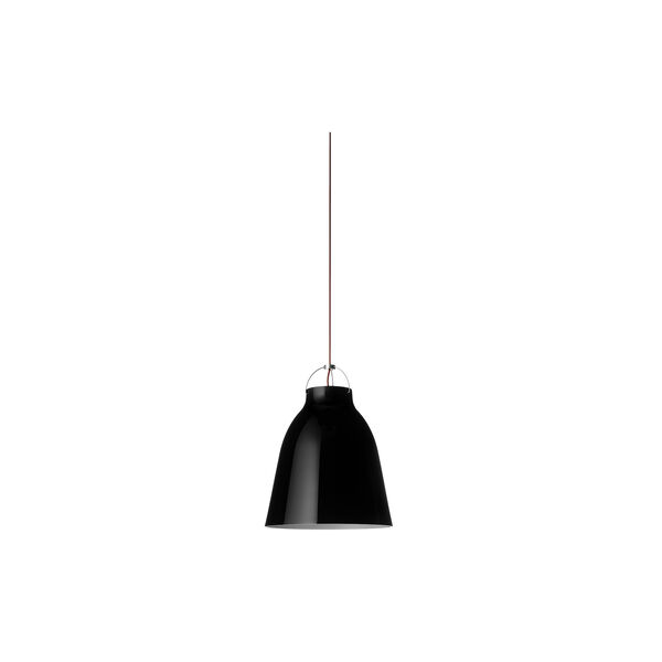Caravaggio™ P1 Pendelleuchte, black/rot, Fritz Hansen
