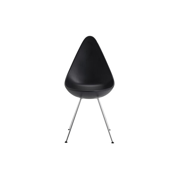 Drop&trade; 3110 Stuhl, black/chrom, Fritz Hansen