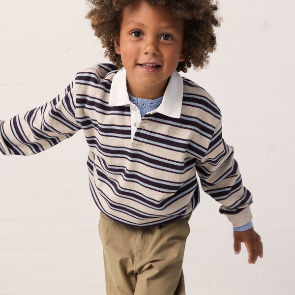 Thanos-Poloshirt, college stripe, MarMar Copenhagen