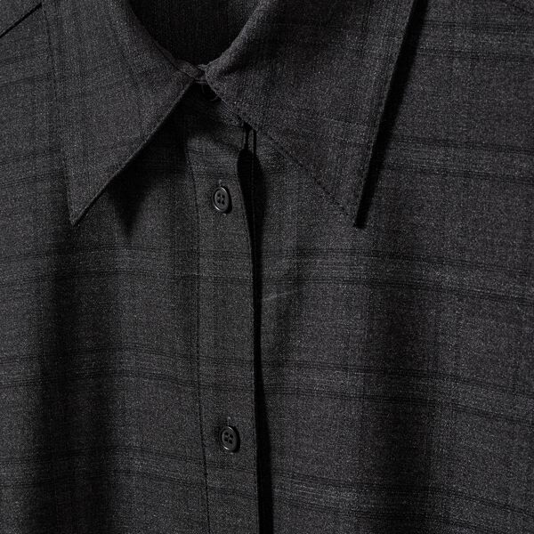SIMASW CHECKED OVERSIZE SHIRT, grey check, Sofie Schnoor
