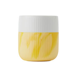Fluted Contrast Marble Becher 35 cl, bright sun, Royal Copenhagen