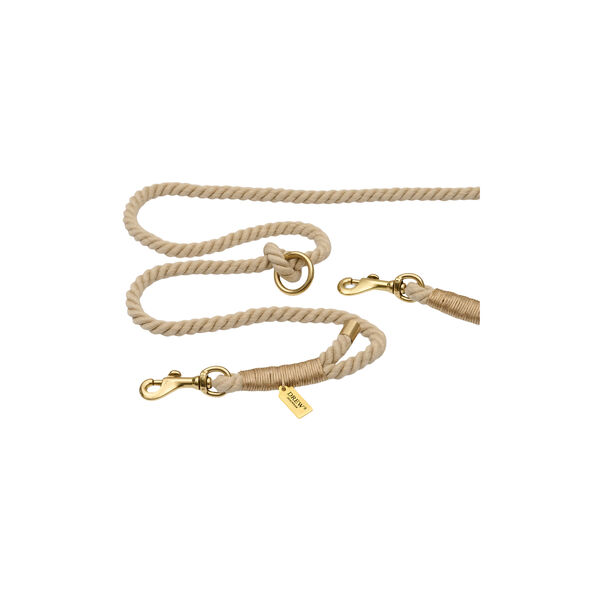Adjustable and soft line standard, beige, Drew's Dogwear