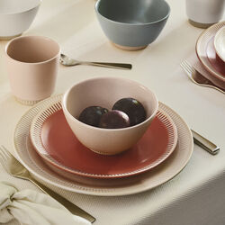 Colorit Fr&uuml;hst&uuml;cksteller &Oslash; 22 cm, Koralle, Knabstrup Keramik