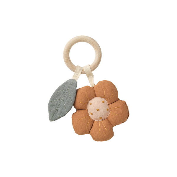 Fay Flower Rattle Teether, Dear April