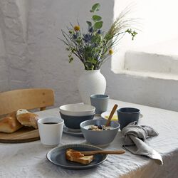 Colorit Teller &Oslash; 19 cm, dunkelgrau, Knabstrup Keramik