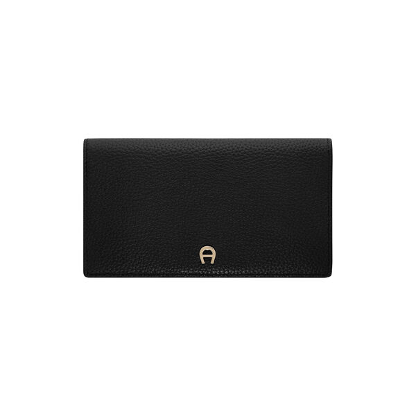 Delia bill and card case, black, Aigner