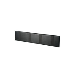KNAX Horizontal 4 Coat Rack, black, LoCa