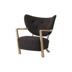 Wulff ATD2 Lounge Chair and ATD3 Pouf, hallingdal 376/oiled oak, &Tradition