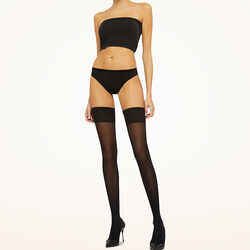 Velvet de Luxe 50 Stay-Up, black, Wolford
