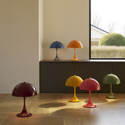 Panthella 250 Portable Table Lamp, opaque moss green Panthella 250 Portable Table Lamp, opaque moss green, Louis Poulsen