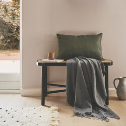 Cusco Kissen, moss green 1792, Silkeborg Uldspinderi