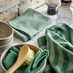 Reflection Tea Towel, pine green, S&ouml;dahl
