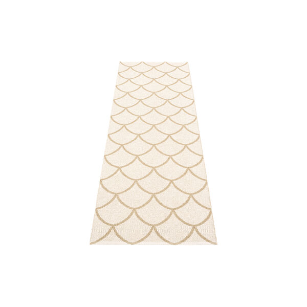 Kotte Plastic Rug, sand/vanilla, Pappelina
