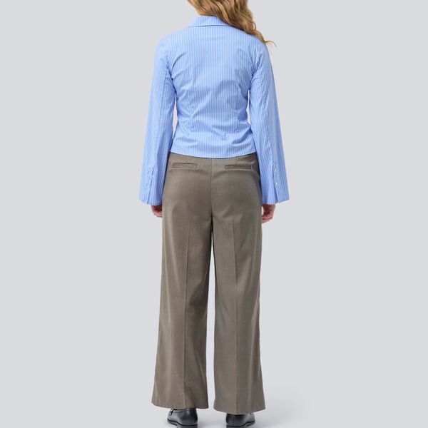 Pattimd shirt, blue white stripe Pattimd shirt, blue white stripe, Modström