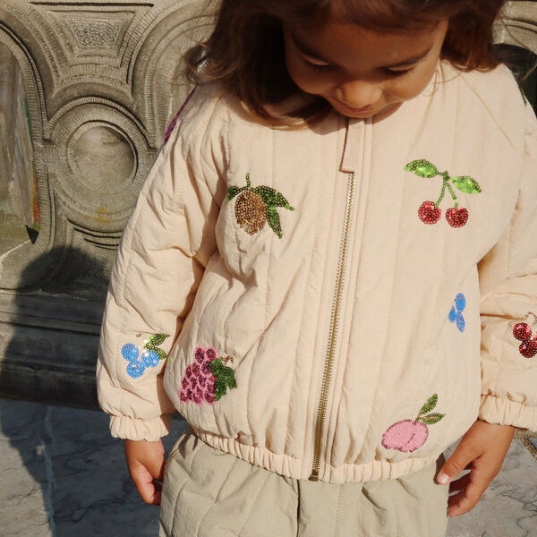 Juno Pailletten-Bomberjacke, frapp&eacute;, Konges Sl&oslash;jd