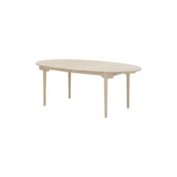 CH338 Dining Table, soap treated oak, Carl Hansen & Søn