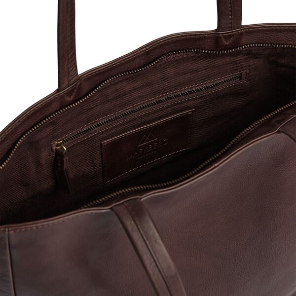 EmberMBG Shopper Soft Vintage, chocolate brown w/br. gold, Markberg