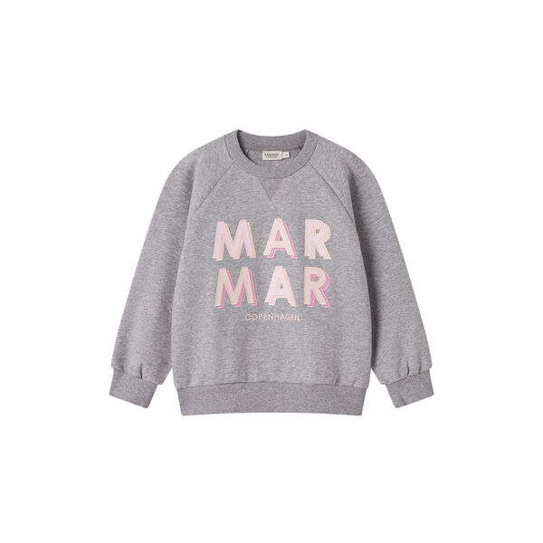 Theos Sweatshirt, Logo in pink, MarMar Copenhagen