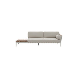 VIPP720 Open-Air-Sofa offenes Ende, links, hellgrau, Vipp