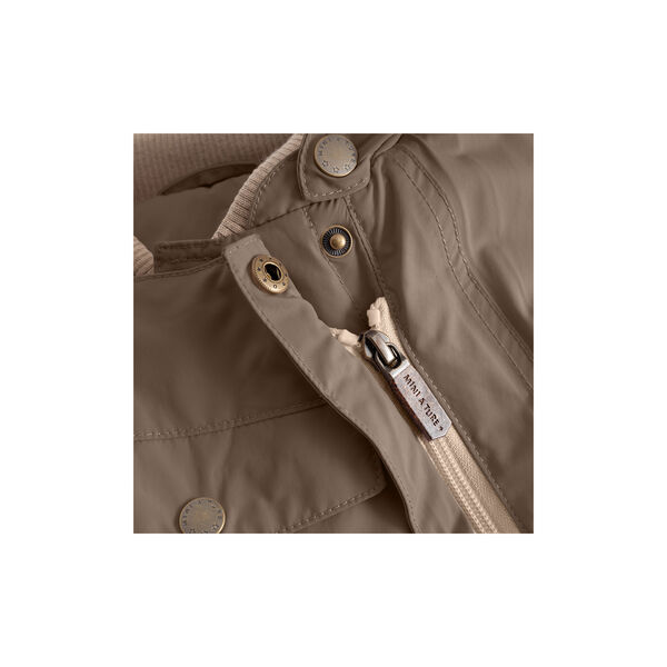 MATWISTI Fleece Lined Snowsuit, morel grey, Mini A Ture