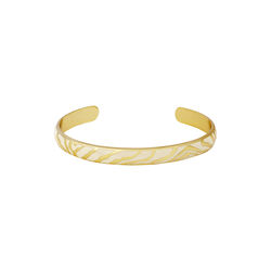 ZEBRA Bracelet, white sand, bangle up