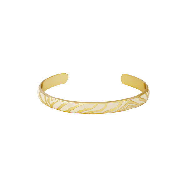 ZEBRA Bracelet, white sand, bangle up