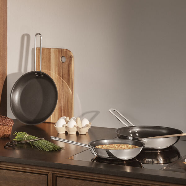 Stainless Steel Frying Pan Slip-Let&reg; &Oslash; 20 cm, Eva Trio